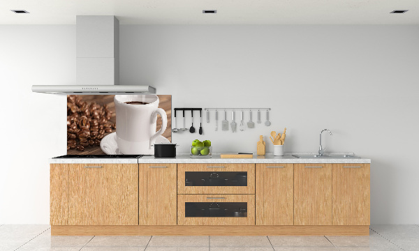 Platte für Küchenrückwand Eine Tasse Kaffee