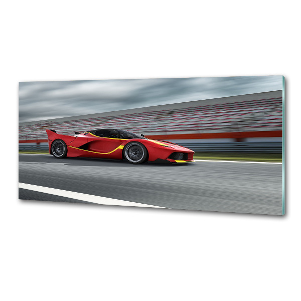 Glasrückwand für die küche Sportwagen