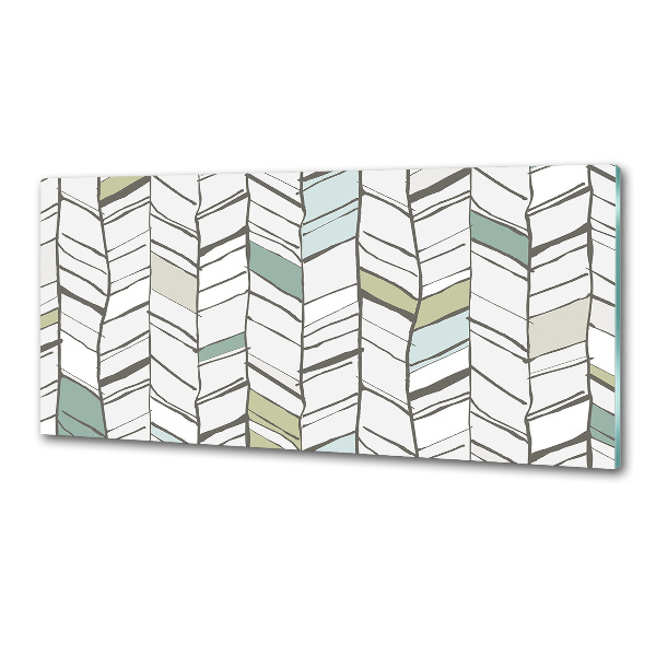 Platte für Küchenrückwand Fischgrätmuster