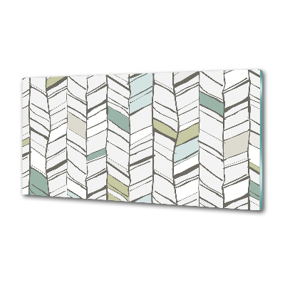 Platte für Küchenrückwand Fischgrätmuster