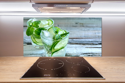 Küchen wandpaneel Gurkenwasser