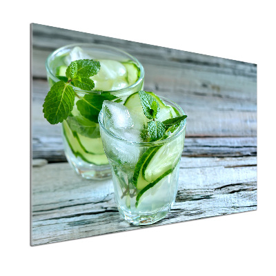 Küchen wandpaneel Gurkenwasser