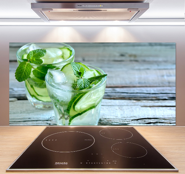 Küchen wandpaneel Gurkenwasser