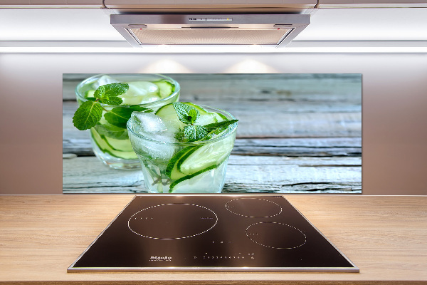 Küchen wandpaneel Gurkenwasser