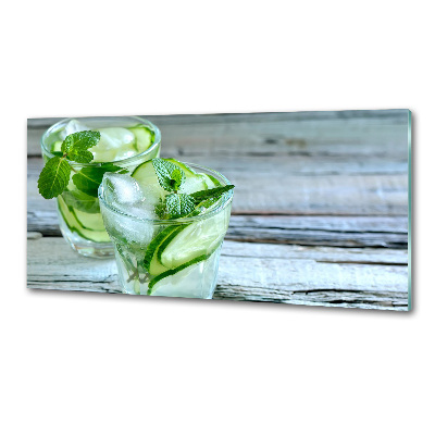 Küchen wandpaneel Gurkenwasser