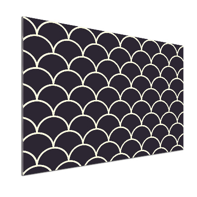 Küchen wandpaneel Fischschuppen