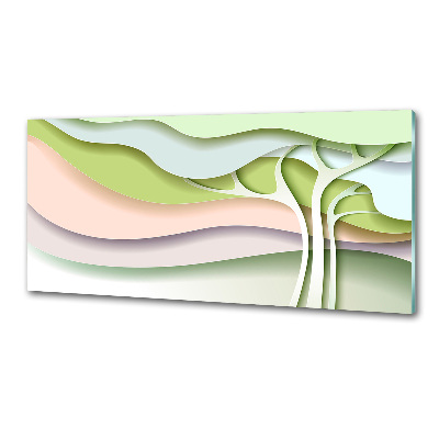 Küchen wandpaneel Abstrakter Baum