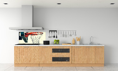 Glasrückwand für die küche Basketball