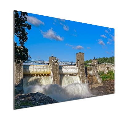 Küchen wandpaneel Staudamm