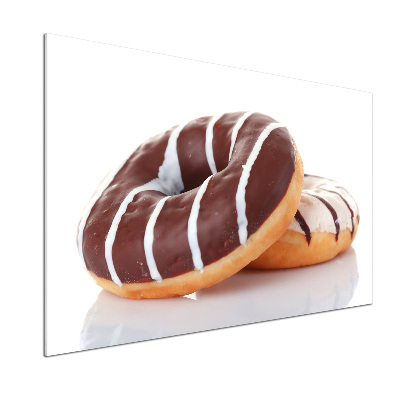 Platte für Küchenrückwand Schokoladen-Donuts