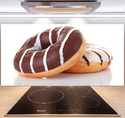Platte für Küchenrückwand Schokoladen-Donuts