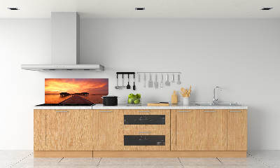 Glasrückwand für die küche Bungalows auf den Malediven