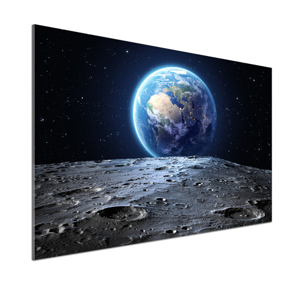 Glasrückwand für die küche Planet Erde