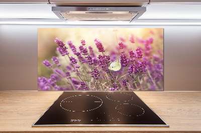Küchen wandpaneel Lavendel