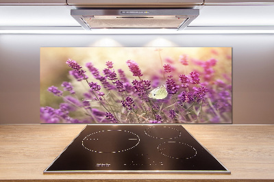 Küchen wandpaneel Lavendel