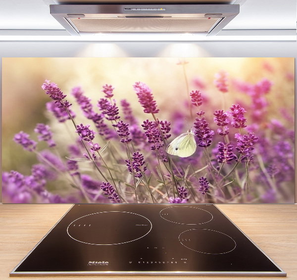 Küchen wandpaneel Lavendel