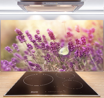 Küchen wandpaneel Lavendel