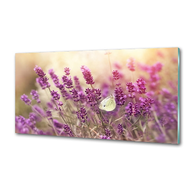 Küchen wandpaneel Lavendel