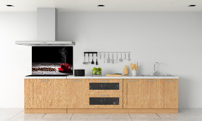 Glasrückwand für die küche Aromatischer Kaffee