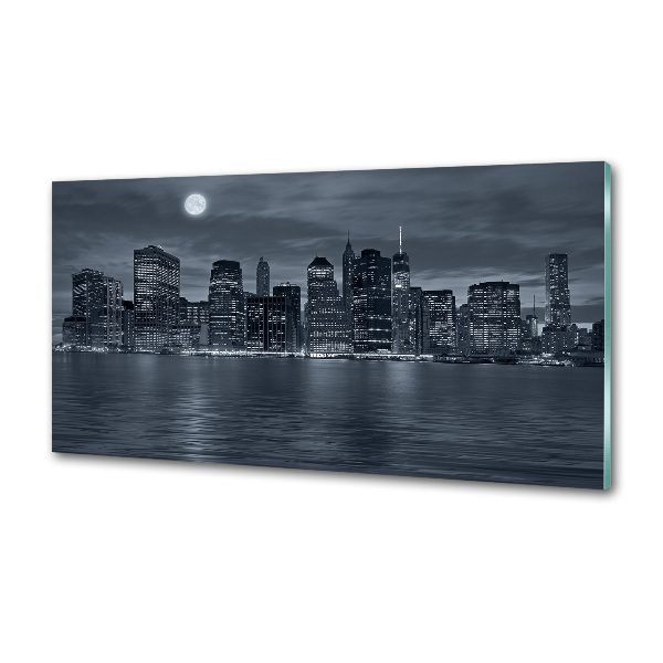 Platte für Küchenrückwand New York bei Nacht