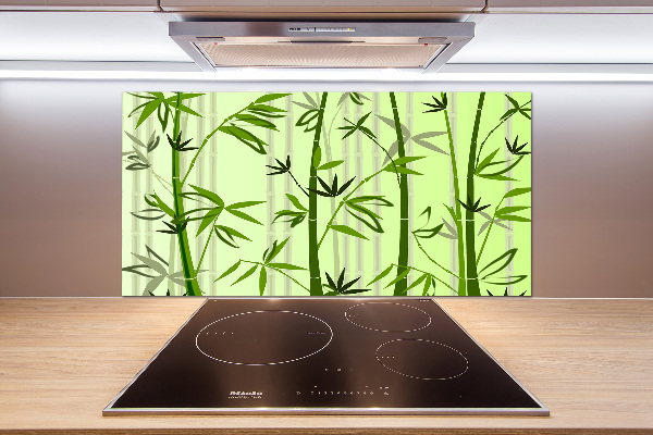 Küchen wandpaneel Bambus