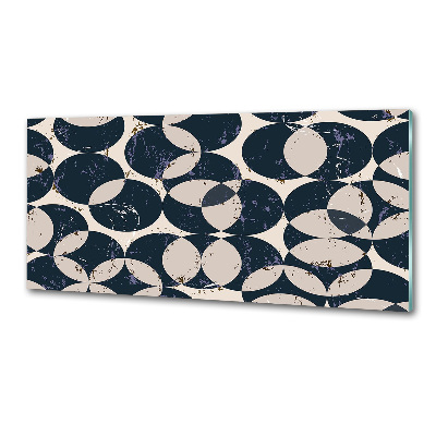 Glasrückwand für die küche Geometrischer Hintergrund