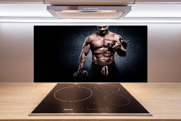 Glasrückwand für die küche Muskelaufbau