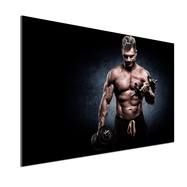 Glasrückwand für die küche Muskelaufbau