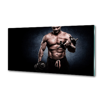 Glasrückwand für die küche Muskelaufbau