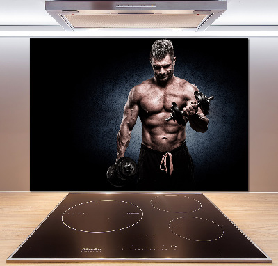 Glasrückwand für die küche Muskelaufbau