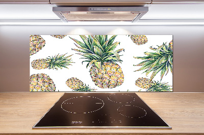 Glasrückwand für die küche Ananas
