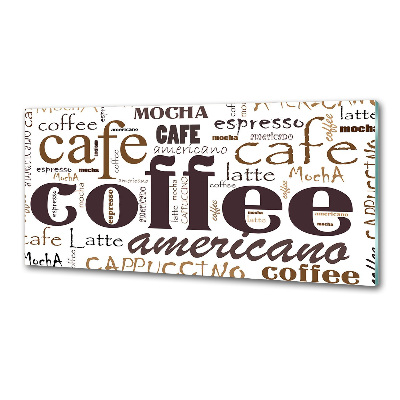 Platte für Küchenrückwand Kaffee