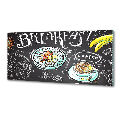 Küchen wandpaneel Frühstück