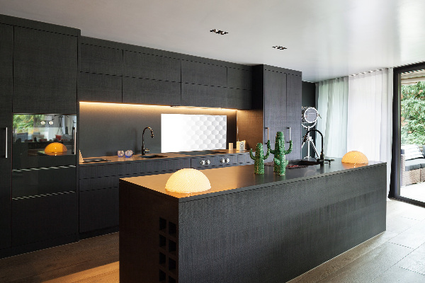 Glasrückwand für die küche Sechsecke Hintergrund