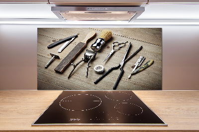 Glasrückwand für die küche Herrenfriseur