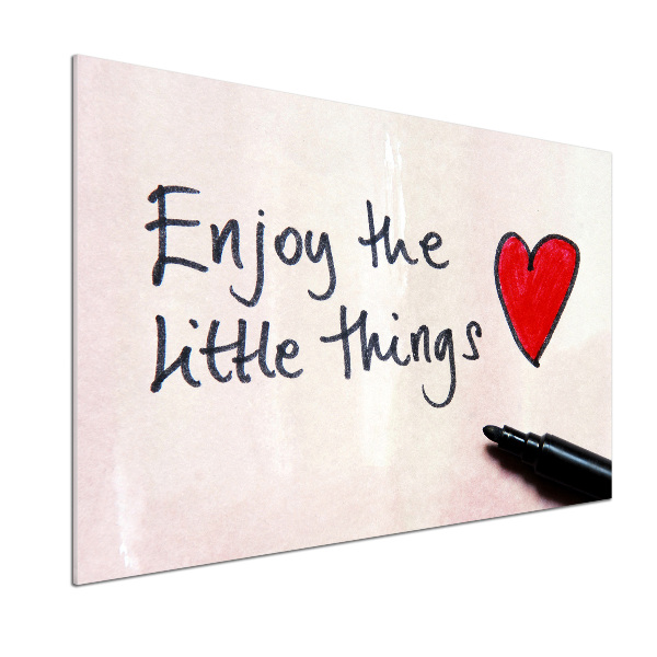 Glasrückwand für die küche Kleine Dinge