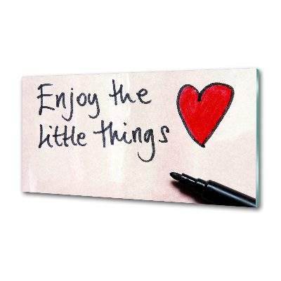 Glasrückwand für die küche Kleine Dinge