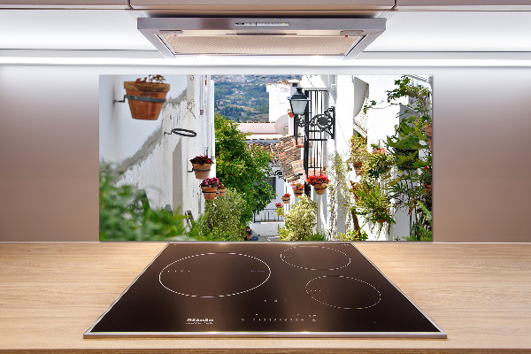 Glasrückwand für die küche Eine charmante Straße