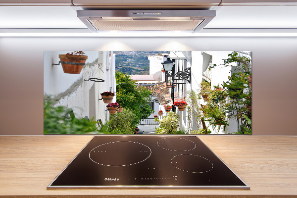 Glasrückwand für die küche Eine charmante Straße