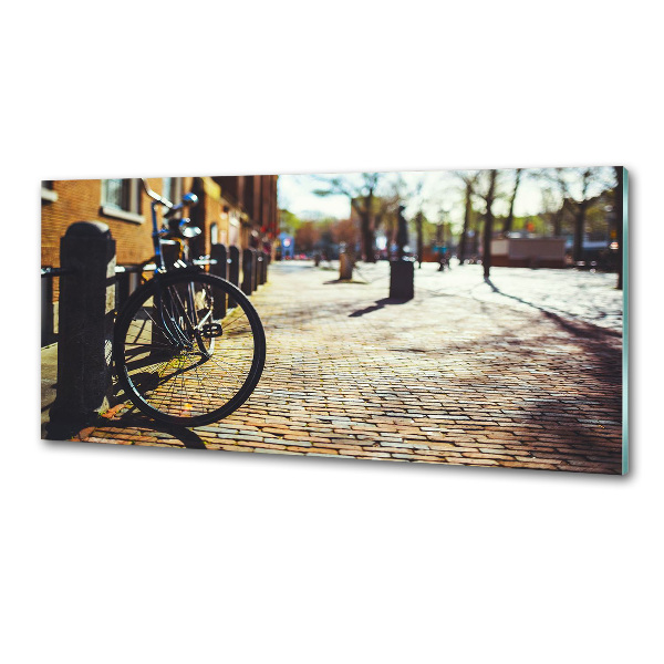 Küchen wandpaneel Radfahren in Amsterdam