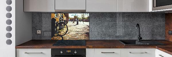 Küchen wandpaneel Radfahren in Amsterdam