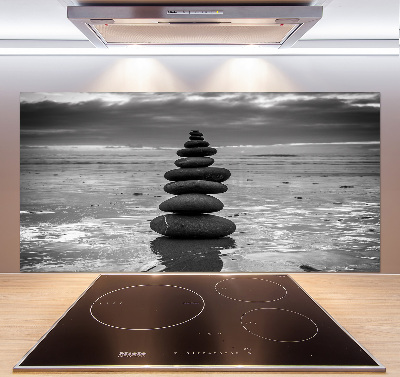 Küchen wandpaneel Balancesteine