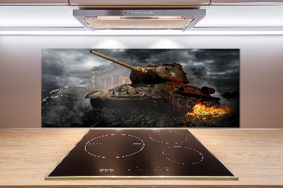 Glasrückwand für die küche Tank