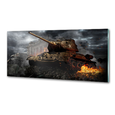 Glasrückwand für die küche Tank