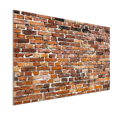 Platte für Küchenrückwand Ziegelmauer