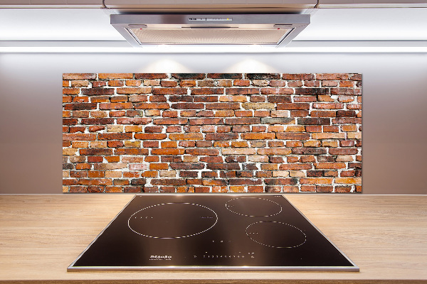 Platte für Küchenrückwand Ziegelmauer