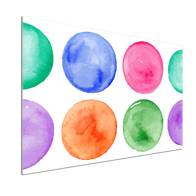 Küchen wandpaneel Farbige Kreise