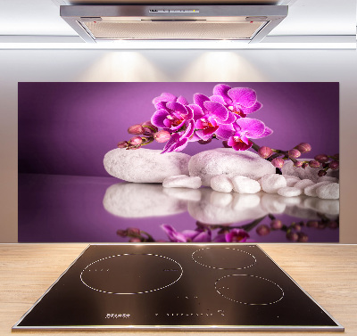 Platte für Küchenrückwand Rosa Orchidee
