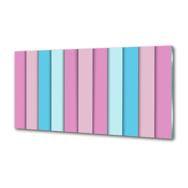 Küchen wandpaneel Bunte Streifen