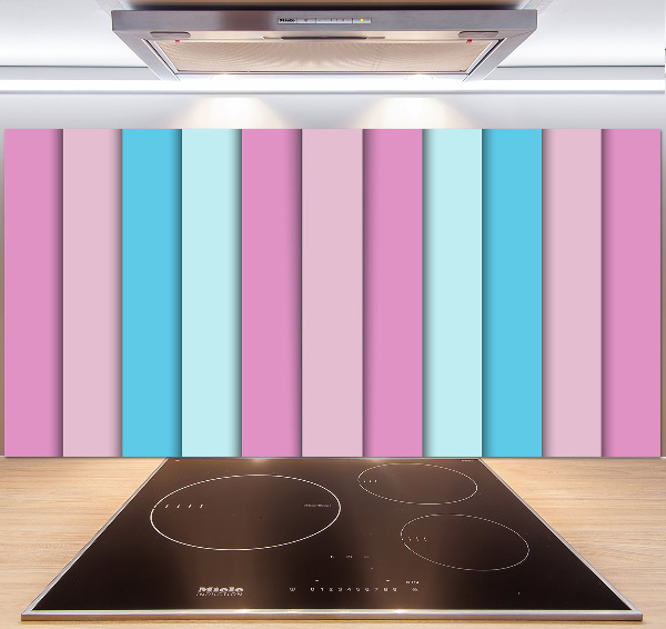 Küchen wandpaneel Bunte Streifen
